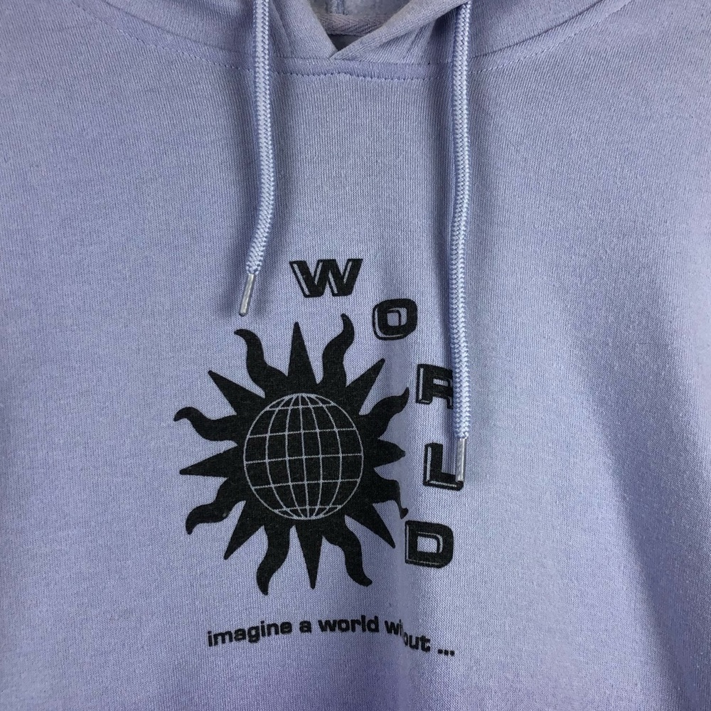 Trippy BKLYN Ombré “Imagine a World” Hoodie - Picture 3 of 11